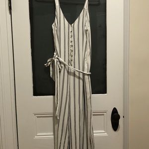 Striped jumpsuit